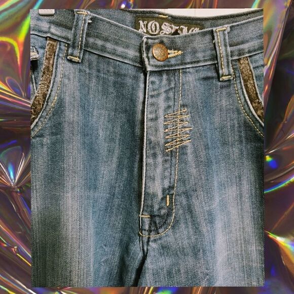 Men's Bootleg Jeans Size 38" x 32" Very Unique - Picture 9 of 9